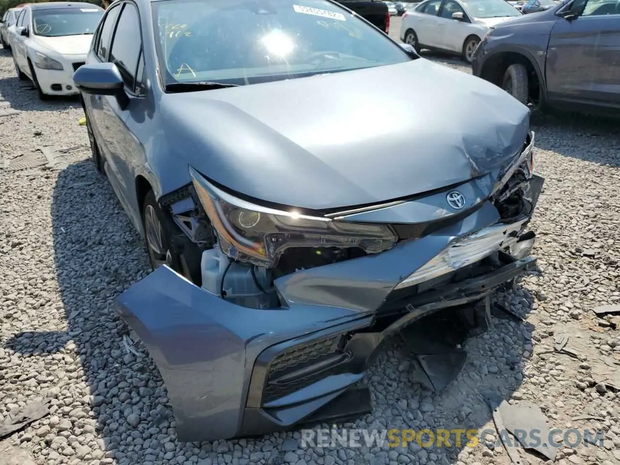 9 Photograph of a damaged car JTDS4MCE7N3502733 TOYOTA COROLLA 2022
