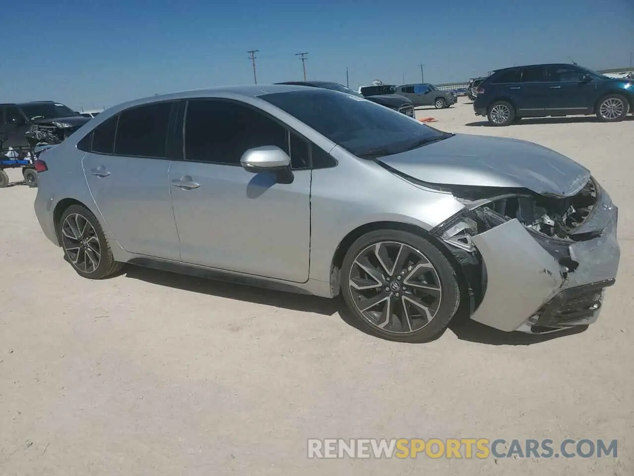 4 Photograph of a damaged car JTDS4MCE7N3509083 TOYOTA COROLLA 2022