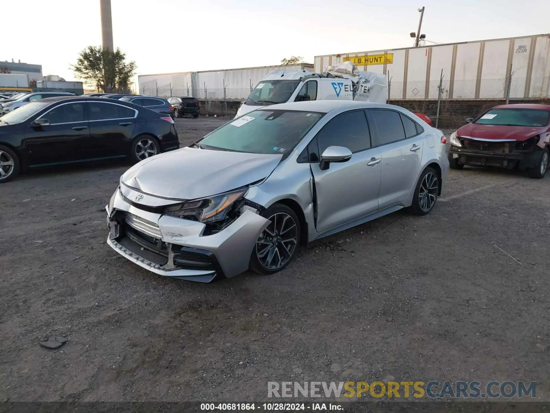 2 Photograph of a damaged car JTDS4MCE7N3512842 TOYOTA COROLLA 2022