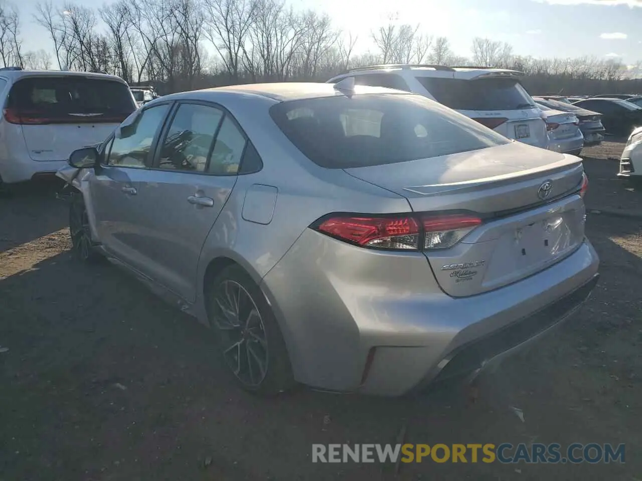 2 Photograph of a damaged car JTDS4MCE7NJ087120 TOYOTA COROLLA 2022