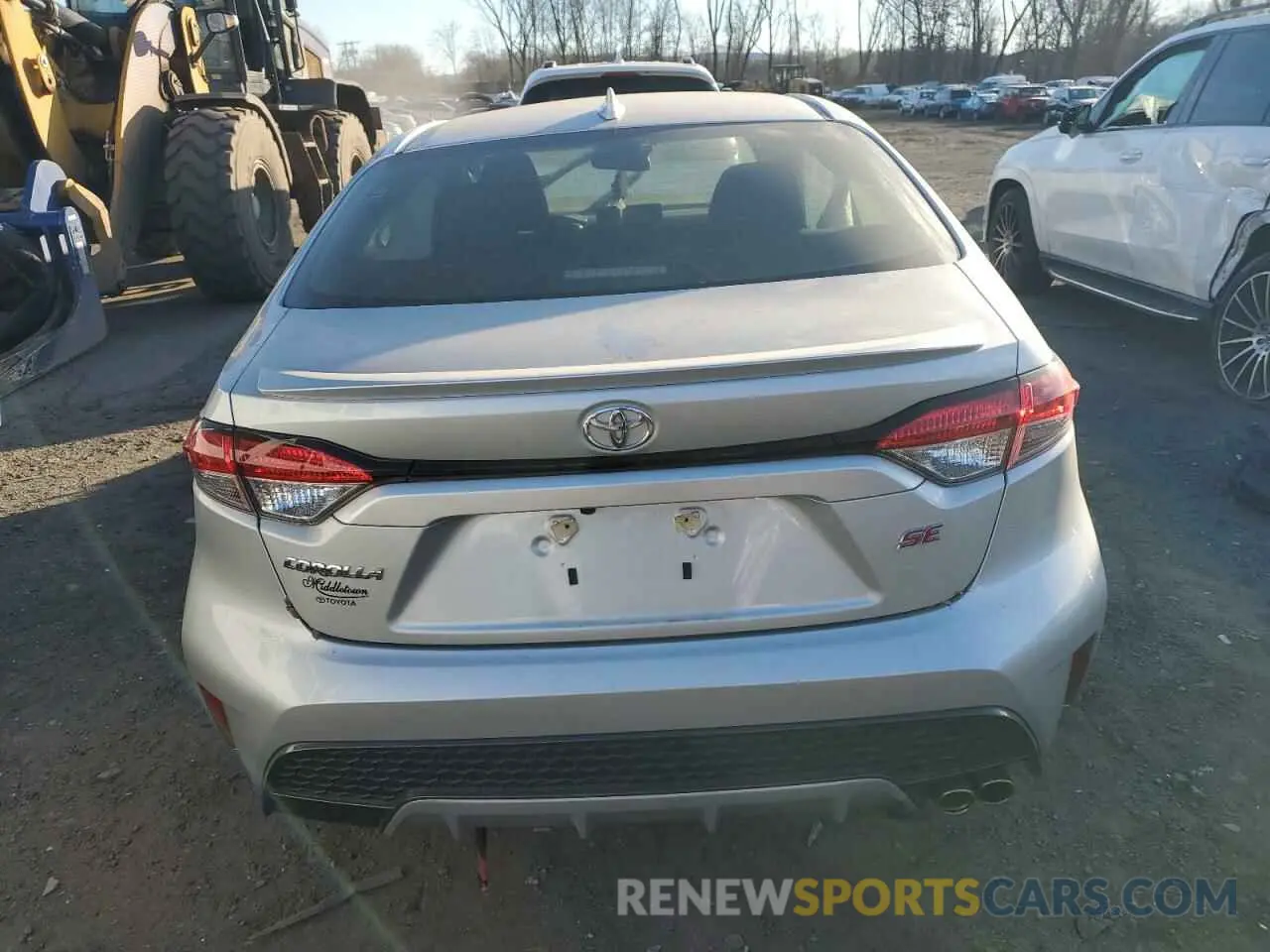 6 Photograph of a damaged car JTDS4MCE7NJ087120 TOYOTA COROLLA 2022