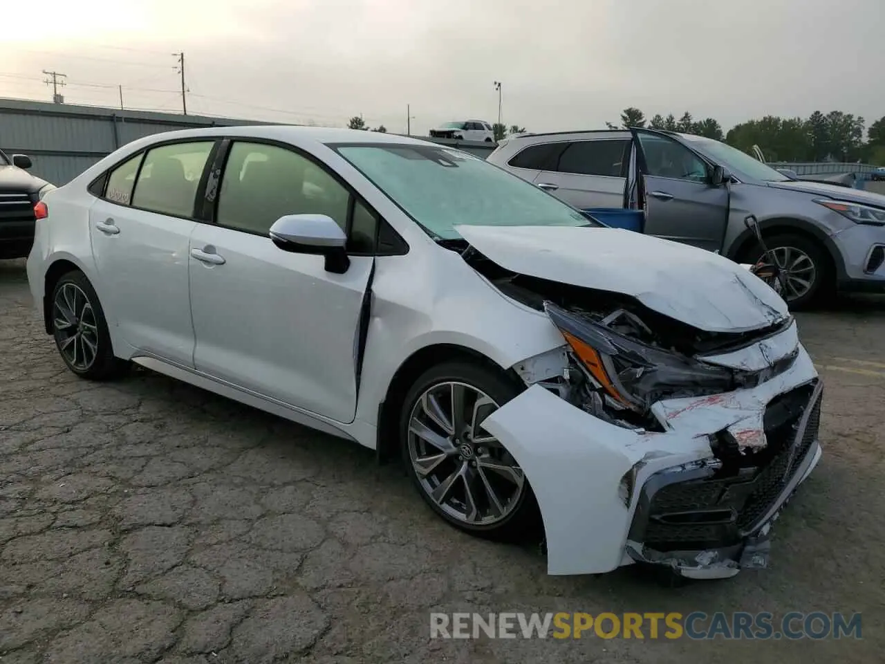 4 Photograph of a damaged car JTDS4MCE7NJ089059 TOYOTA COROLLA 2022