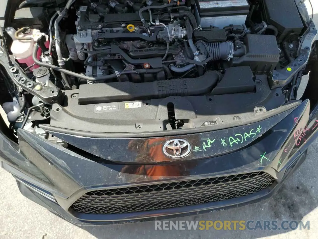 11 Photograph of a damaged car JTDS4MCE7NJ094052 TOYOTA COROLLA 2022