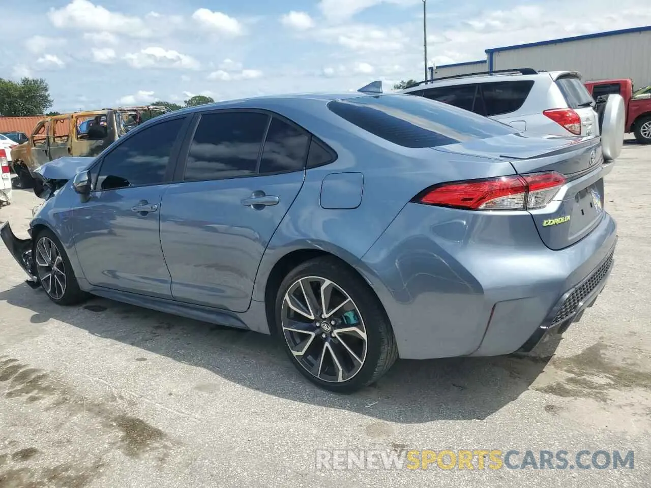 2 Фотография поврежденного автомобиля JTDS4MCE8NJ087806 TOYOTA COROLLA 2022