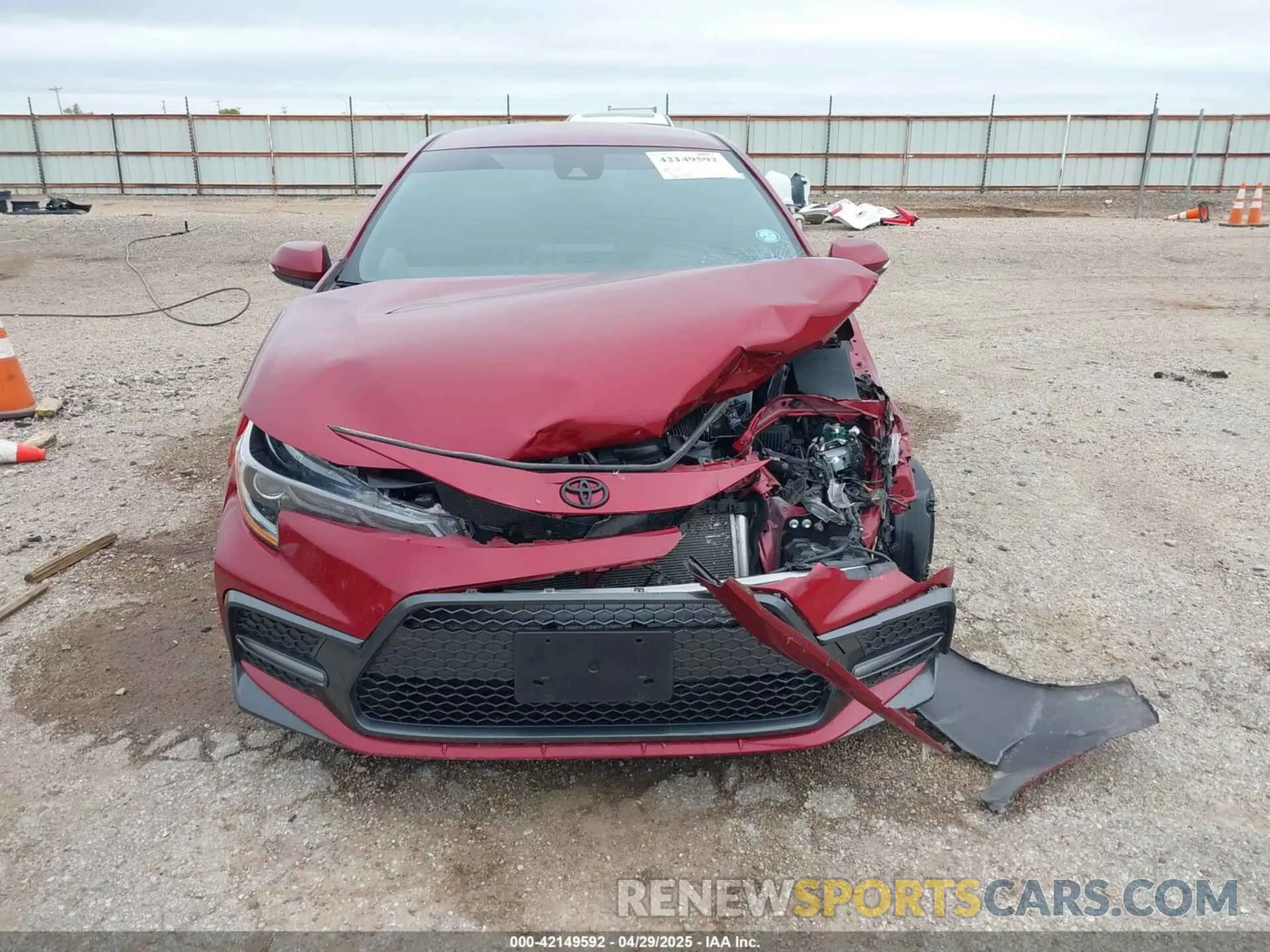 12 Photograph of a damaged car JTDS4MCE8NJ091547 TOYOTA COROLLA 2022