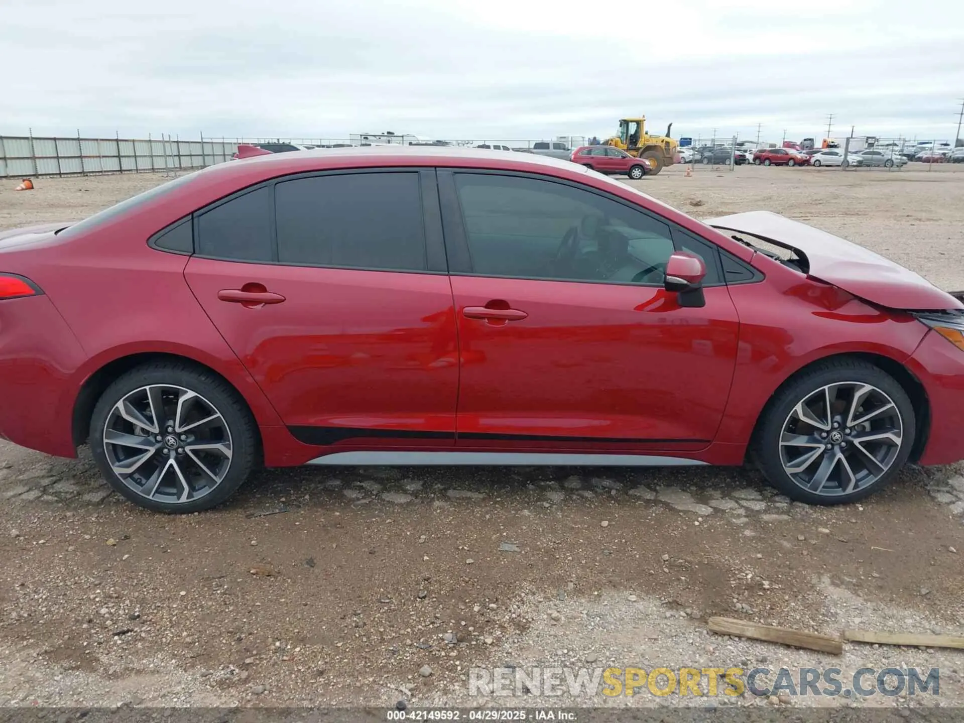 13 Photograph of a damaged car JTDS4MCE8NJ091547 TOYOTA COROLLA 2022