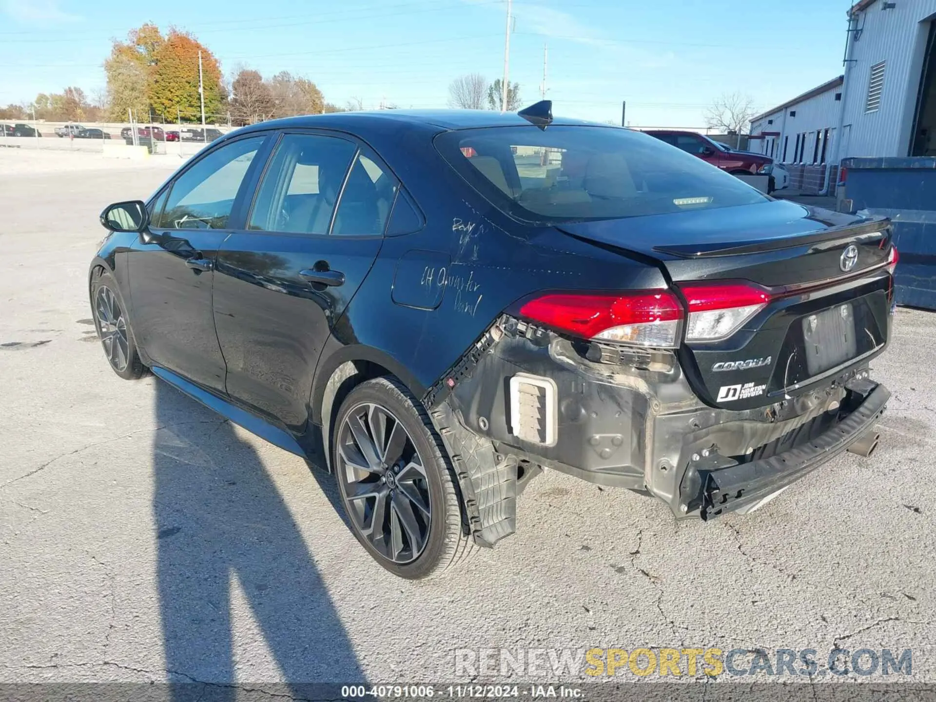 3 Photograph of a damaged car JTDS4MCE8NJ092150 TOYOTA COROLLA 2022