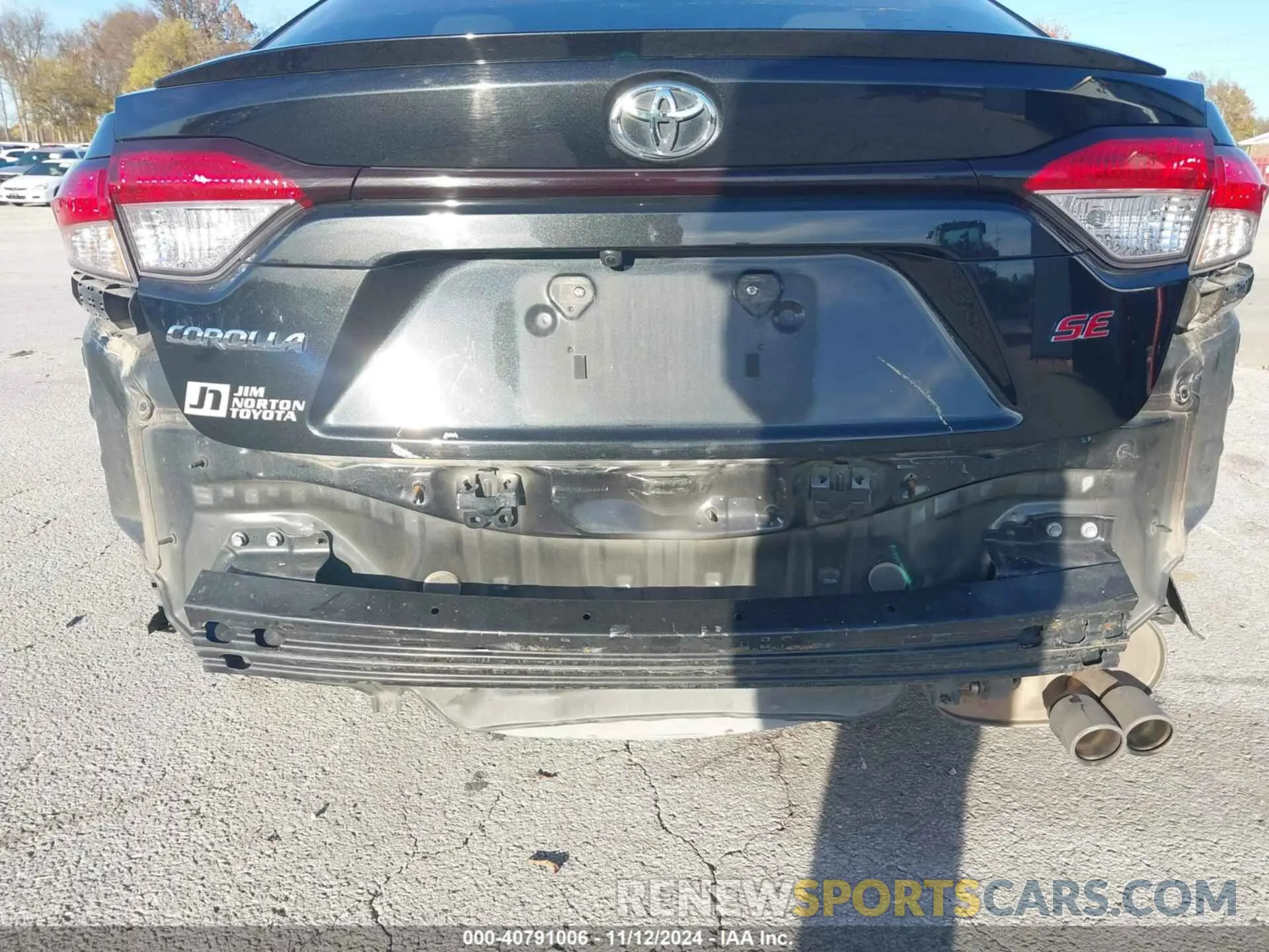 6 Photograph of a damaged car JTDS4MCE8NJ092150 TOYOTA COROLLA 2022