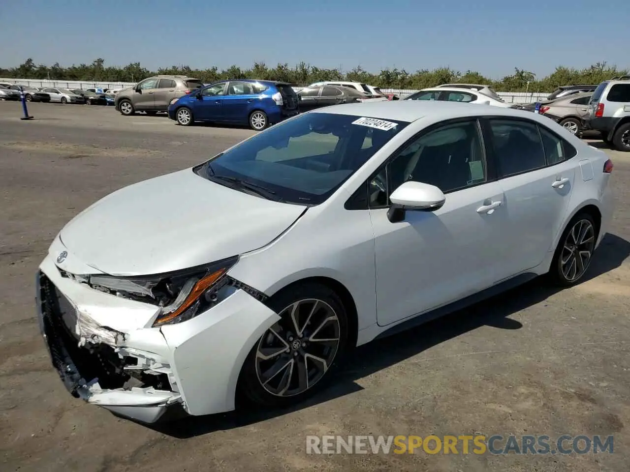 1 Photograph of a damaged car JTDS4MCE9N3501244 TOYOTA COROLLA 2022