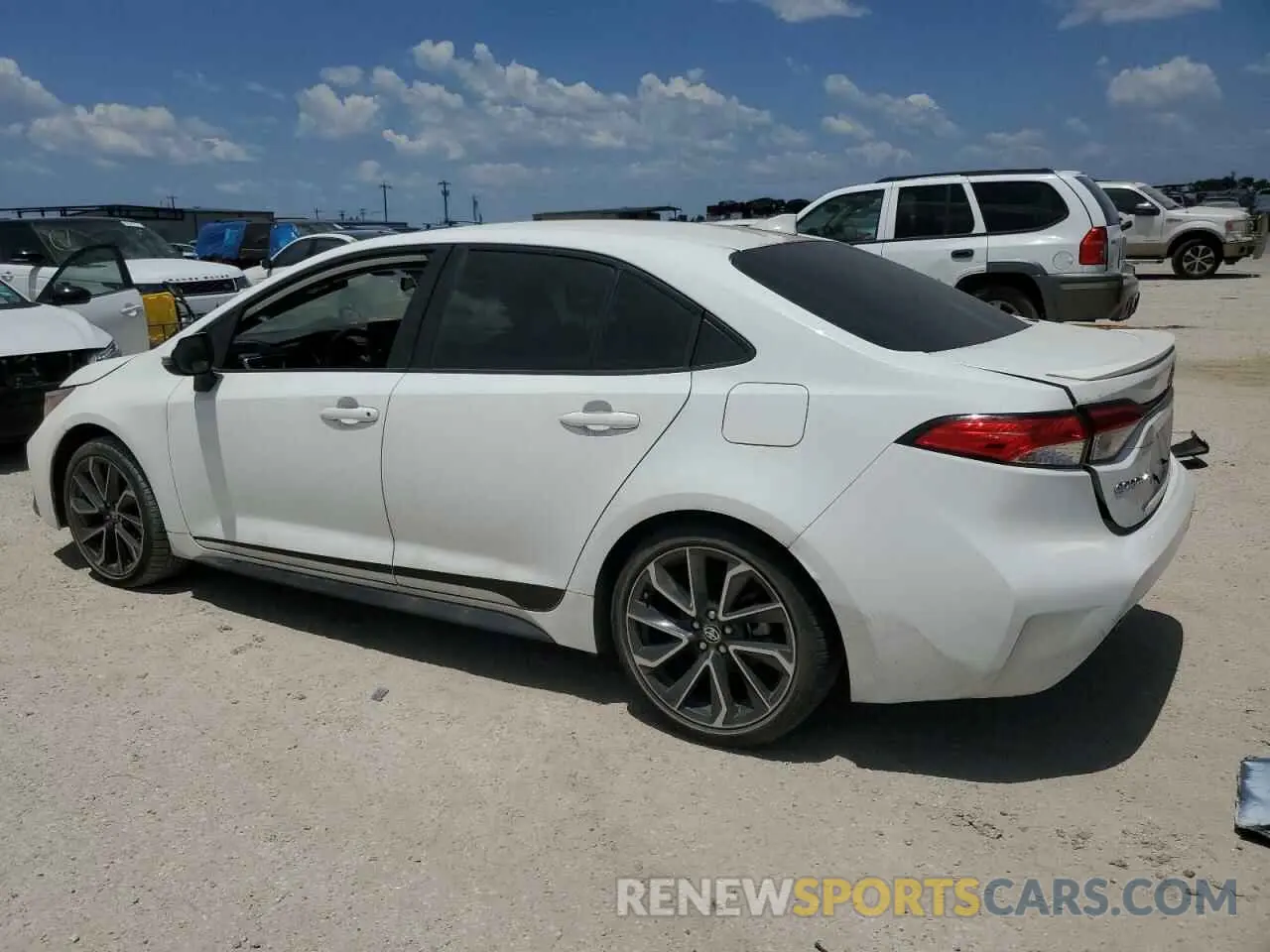 2 Photograph of a damaged car JTDS4MCE9N3505424 TOYOTA COROLLA 2022