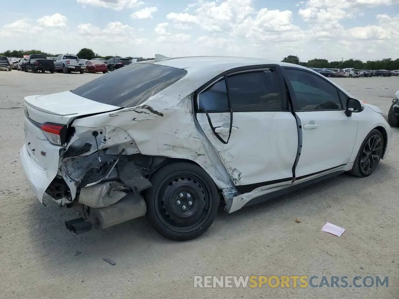 3 Photograph of a damaged car JTDS4MCE9N3505424 TOYOTA COROLLA 2022