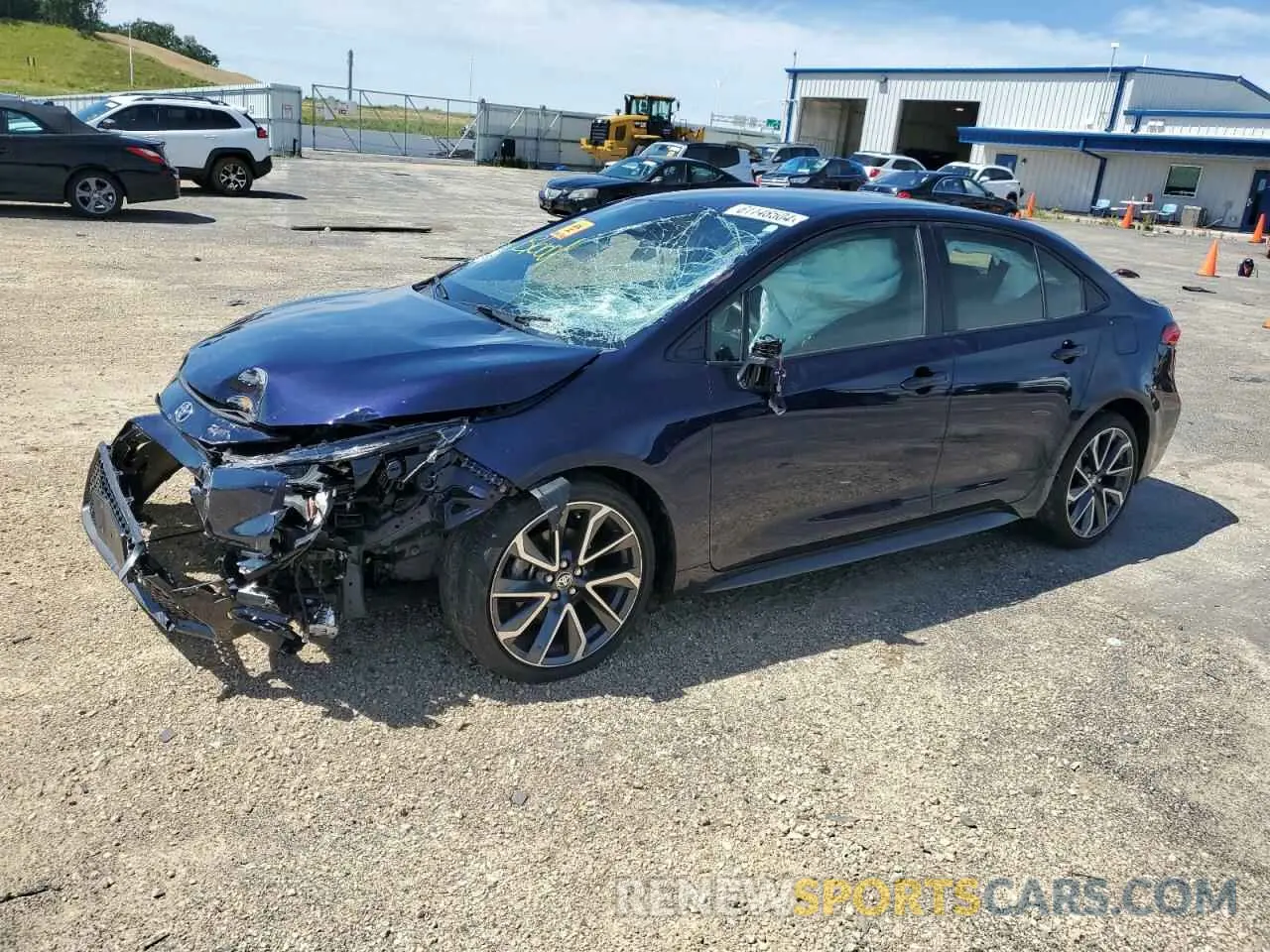 1 Photograph of a damaged car JTDS4MCE9NJ086857 TOYOTA COROLLA 2022