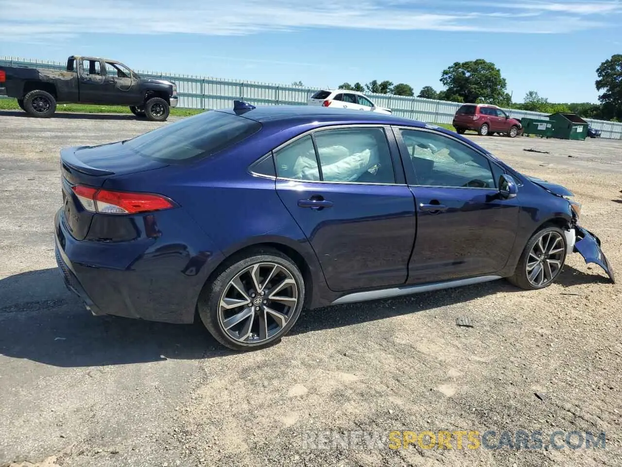 3 Photograph of a damaged car JTDS4MCE9NJ086857 TOYOTA COROLLA 2022