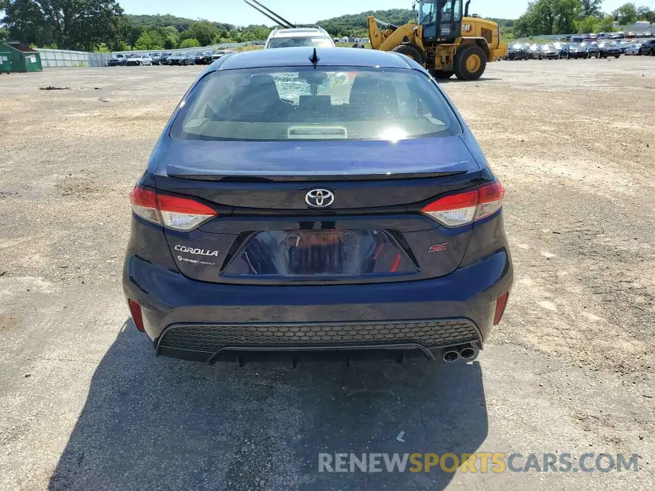 6 Photograph of a damaged car JTDS4MCE9NJ086857 TOYOTA COROLLA 2022