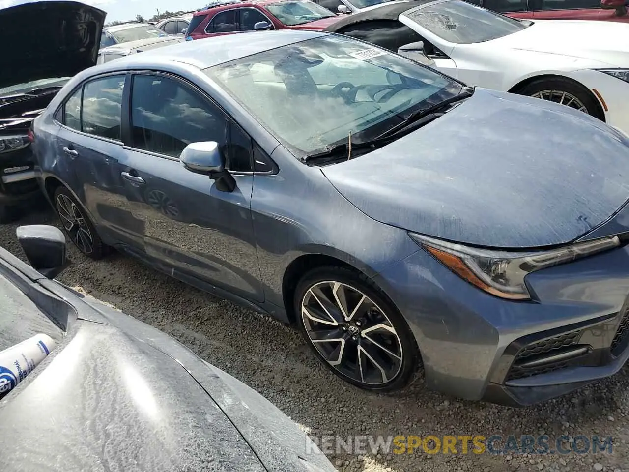 4 Photograph of a damaged car JTDS4MCE9NJ097017 TOYOTA COROLLA 2022
