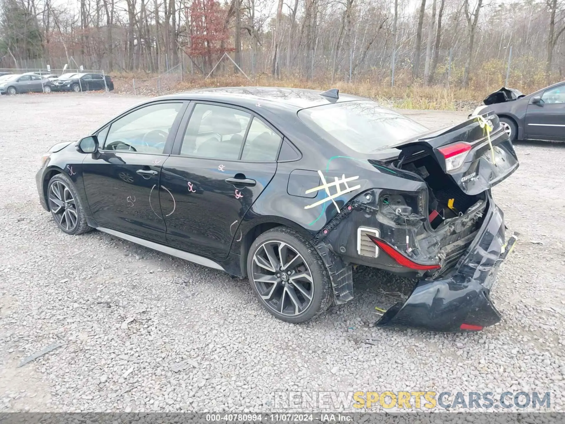 3 Photograph of a damaged car JTDS4MCEXNJ090710 TOYOTA COROLLA 2022