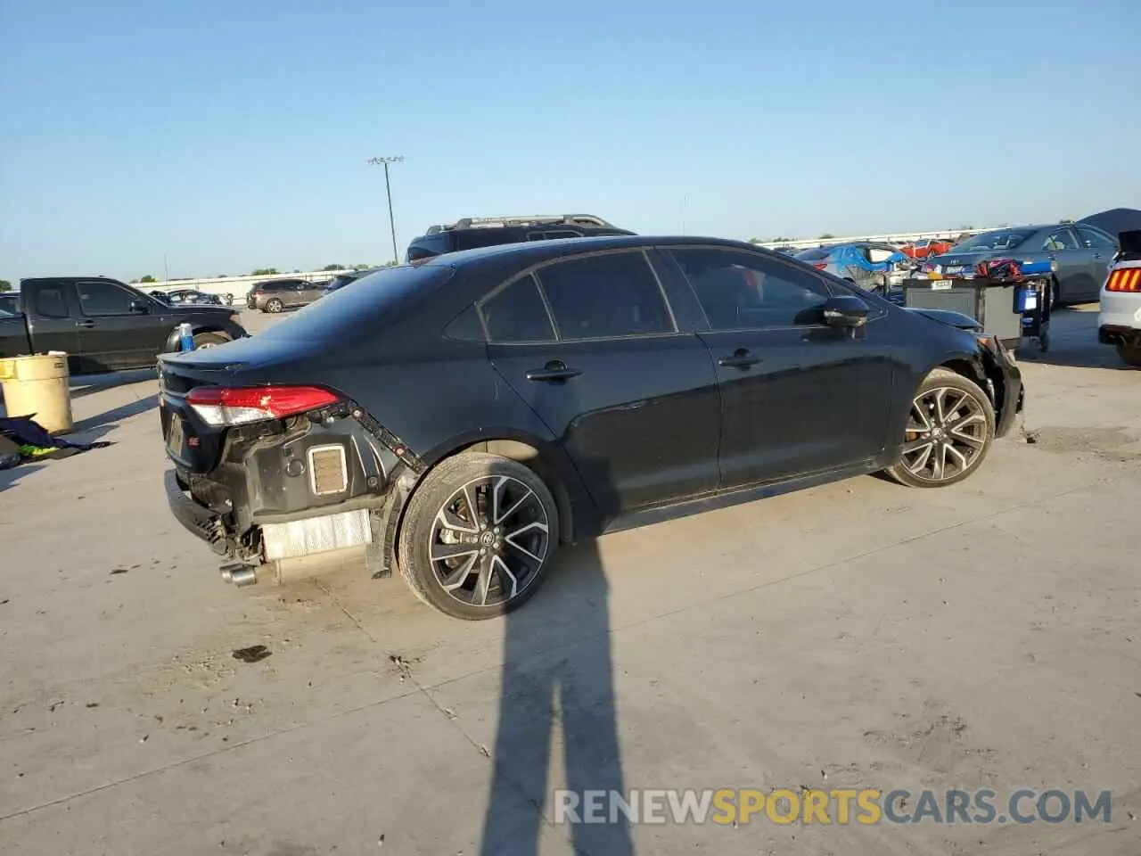 3 Фотография поврежденного автомобиля JTDS4MCEXNJ098614 TOYOTA COROLLA 2022