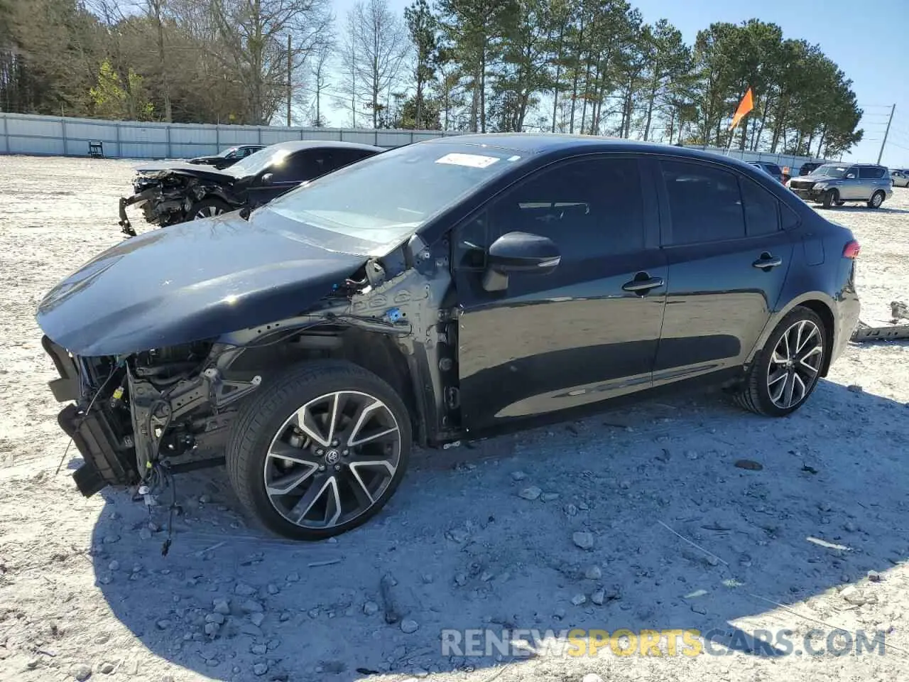 1 Photograph of a damaged car JTDS4MCEXNJ098791 TOYOTA COROLLA 2022