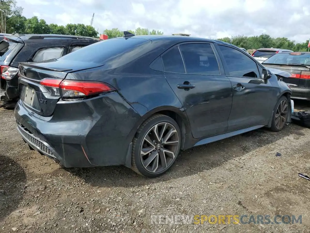 3 Photograph of a damaged car JTDT4MCEXNJ086919 TOYOTA COROLLA 2022