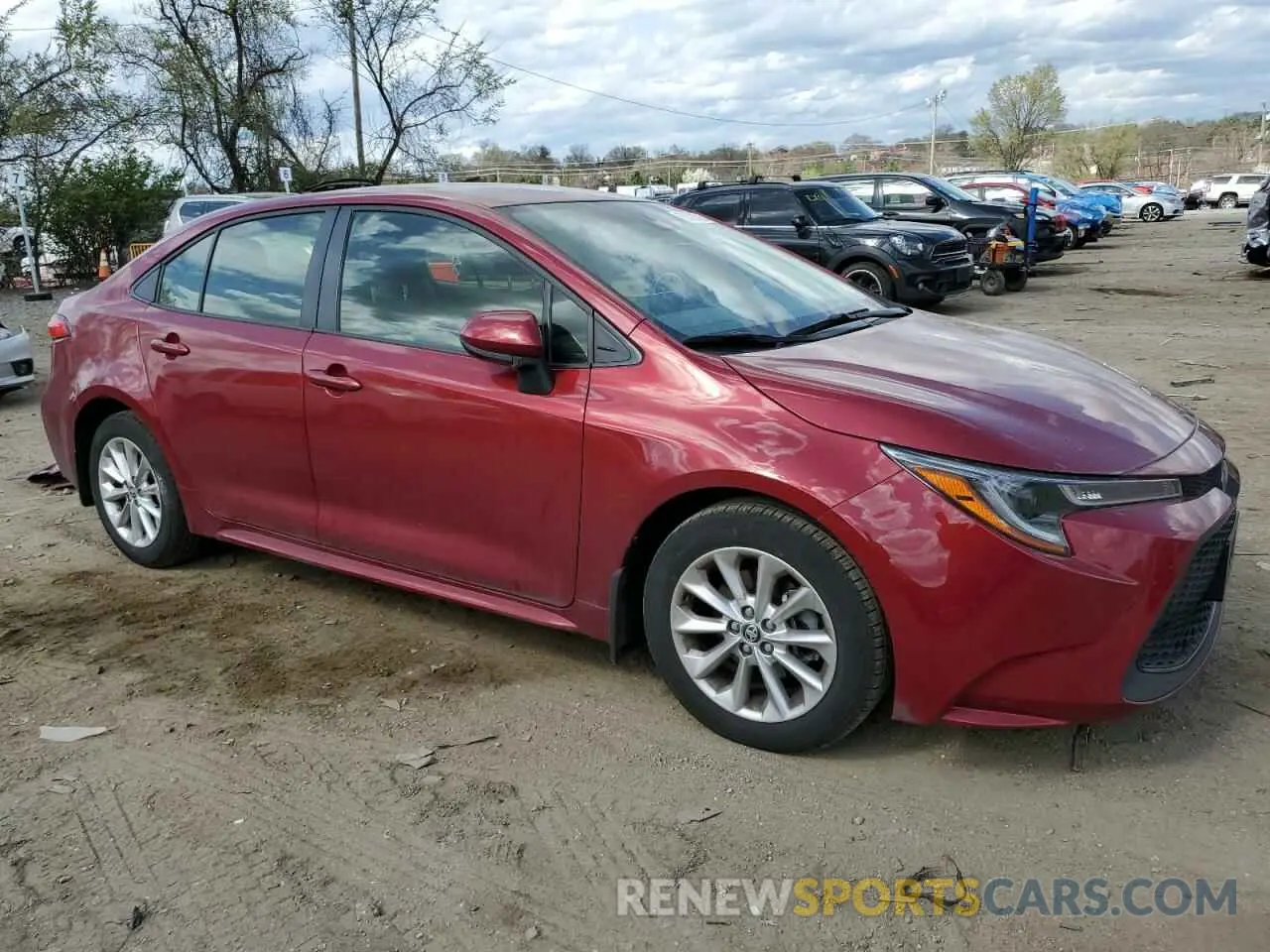 4 Фотография поврежденного автомобиля JTDVPMAE3NJ230958 TOYOTA COROLLA 2022
