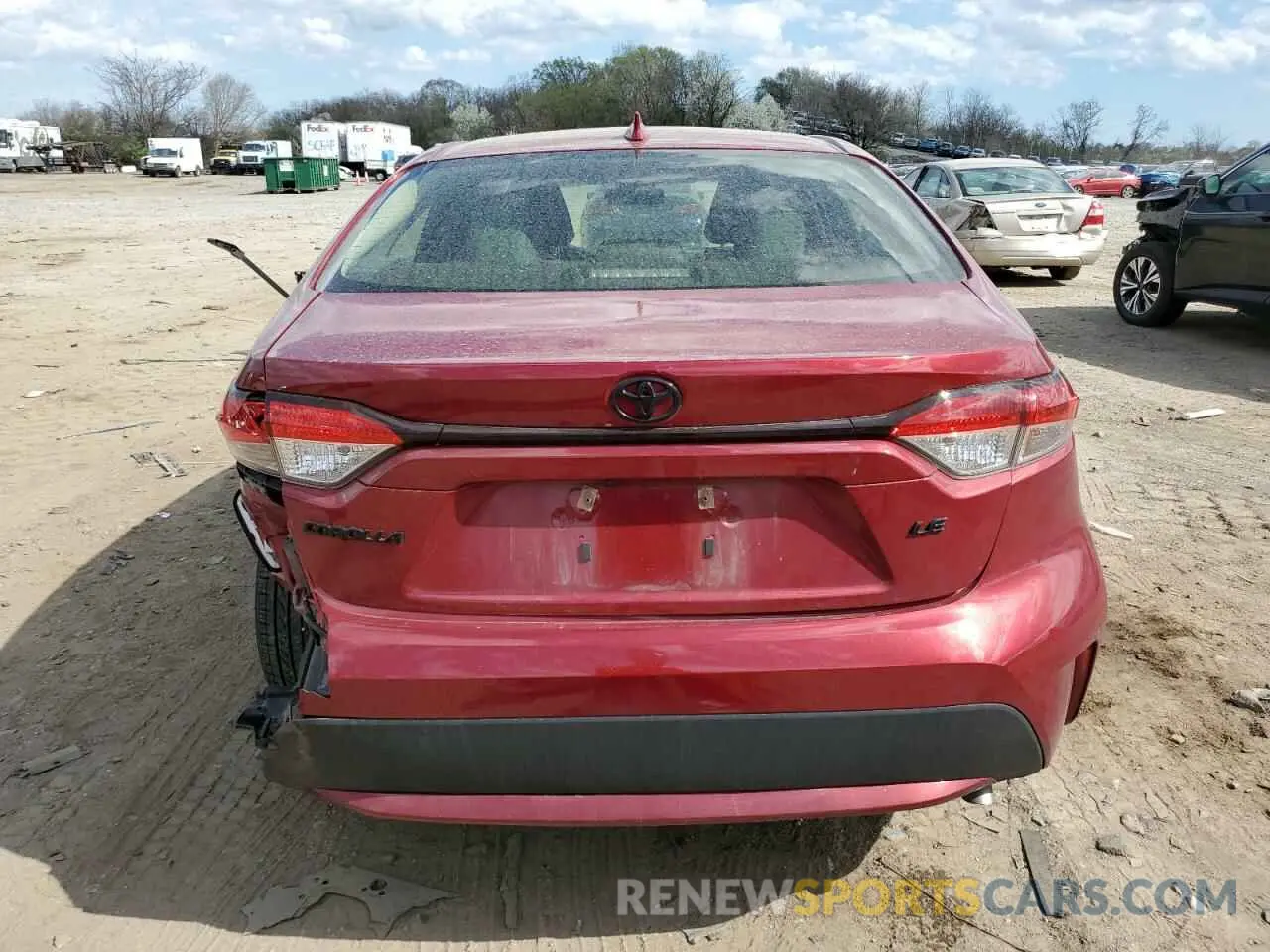 6 Фотография поврежденного автомобиля JTDVPMAE3NJ230958 TOYOTA COROLLA 2022