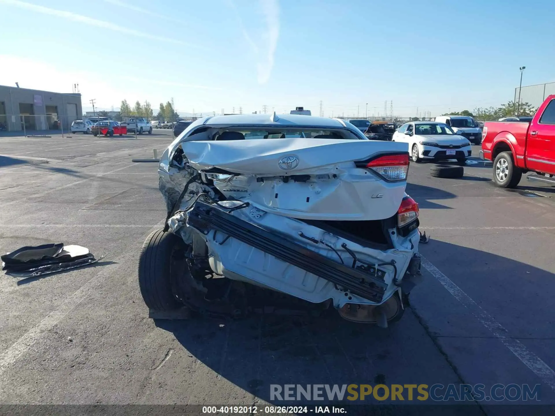 15 Photograph of a damaged car JTDVPMAE6N3030984 TOYOTA COROLLA 2022
