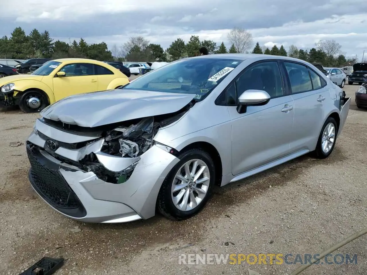 1 Фотография поврежденного автомобиля JTDVPMAE8NJ194216 TOYOTA COROLLA 2022