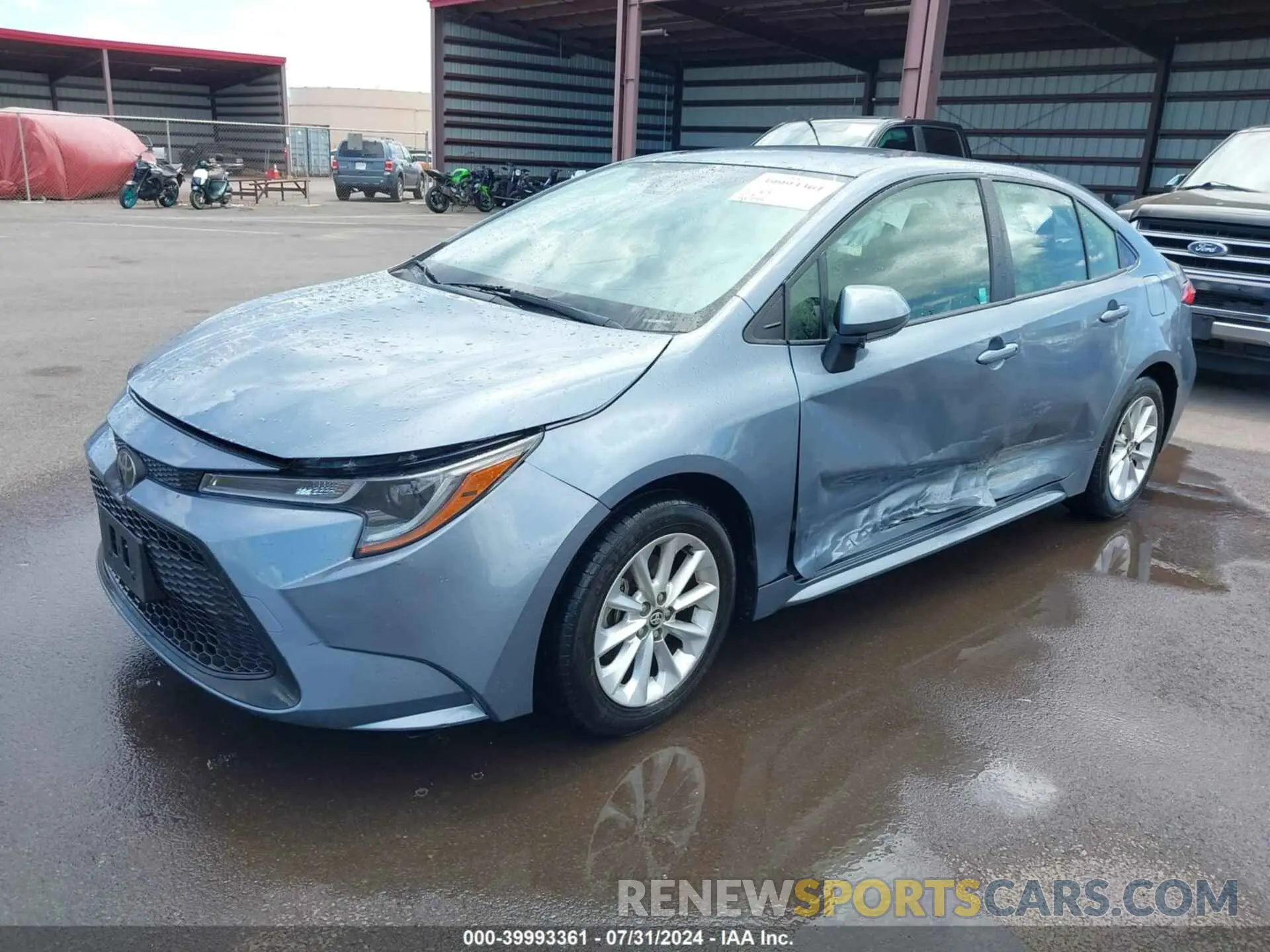 2 Photograph of a damaged car JTDVPMAEXN3002265 TOYOTA COROLLA 2022