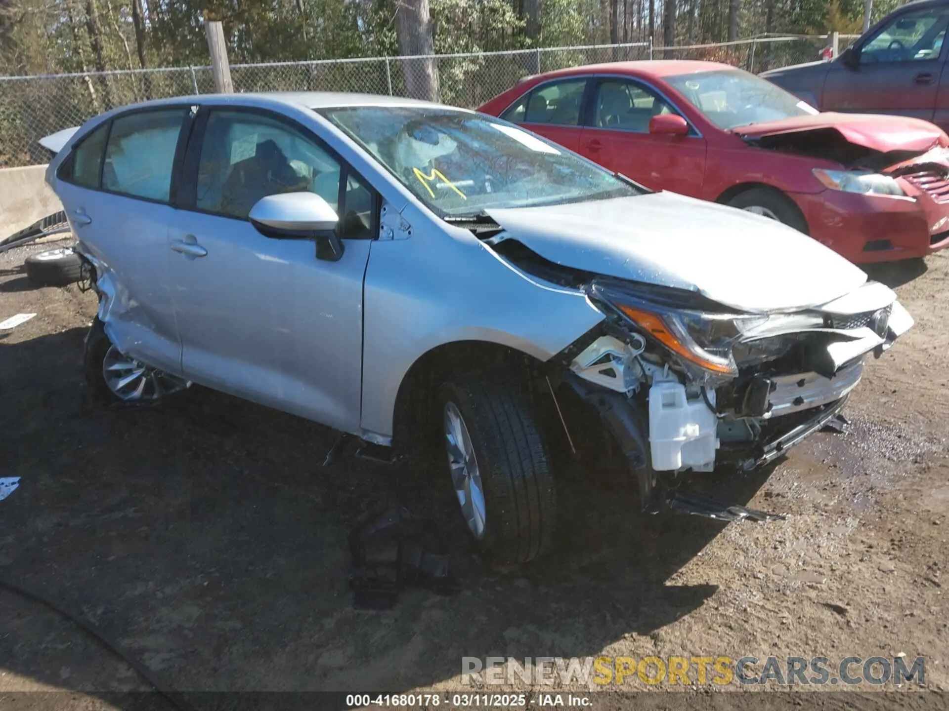 1 Photograph of a damaged car JTDVPMAEXN3004033 TOYOTA COROLLA 2022