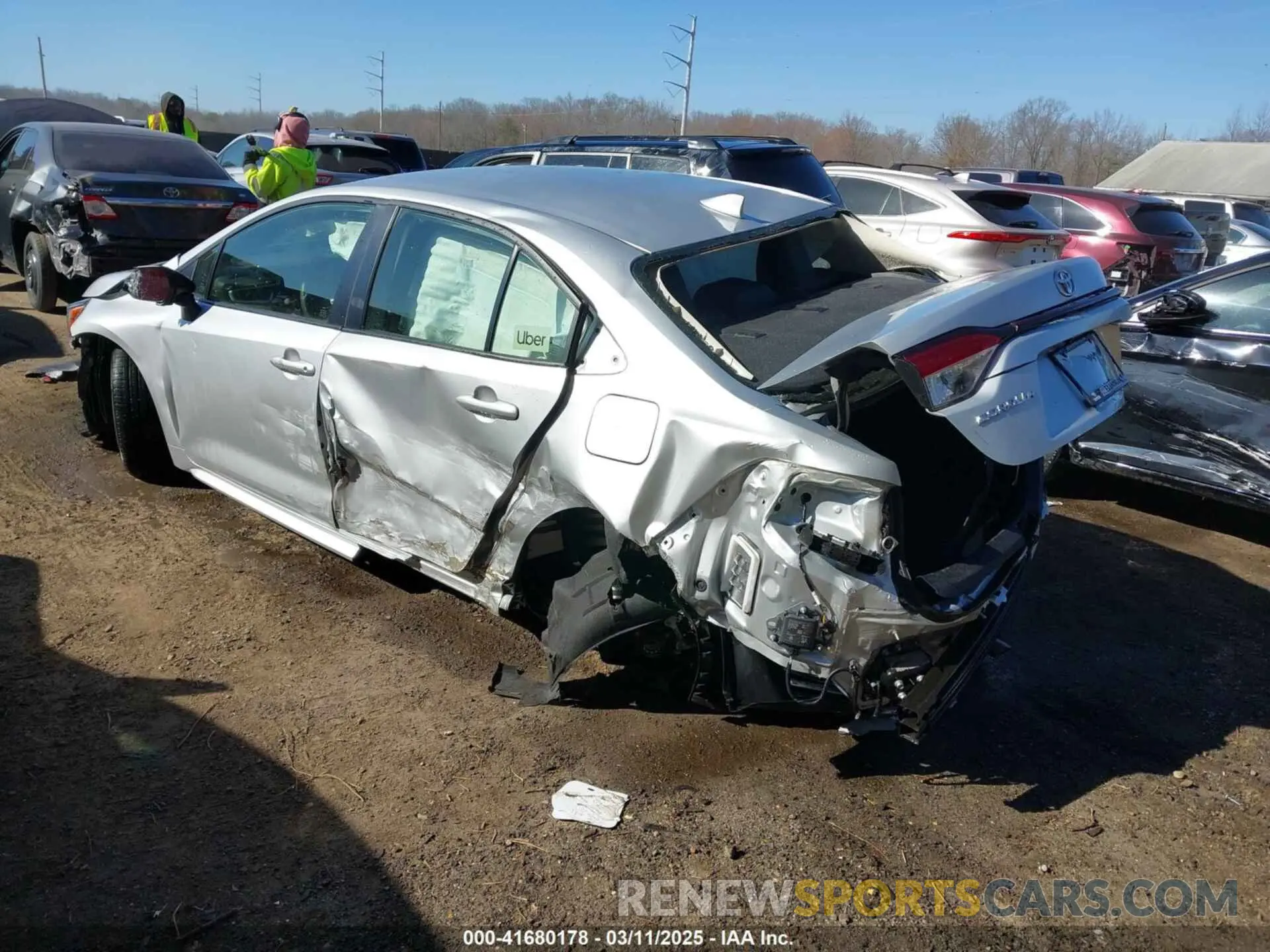 3 Photograph of a damaged car JTDVPMAEXN3004033 TOYOTA COROLLA 2022