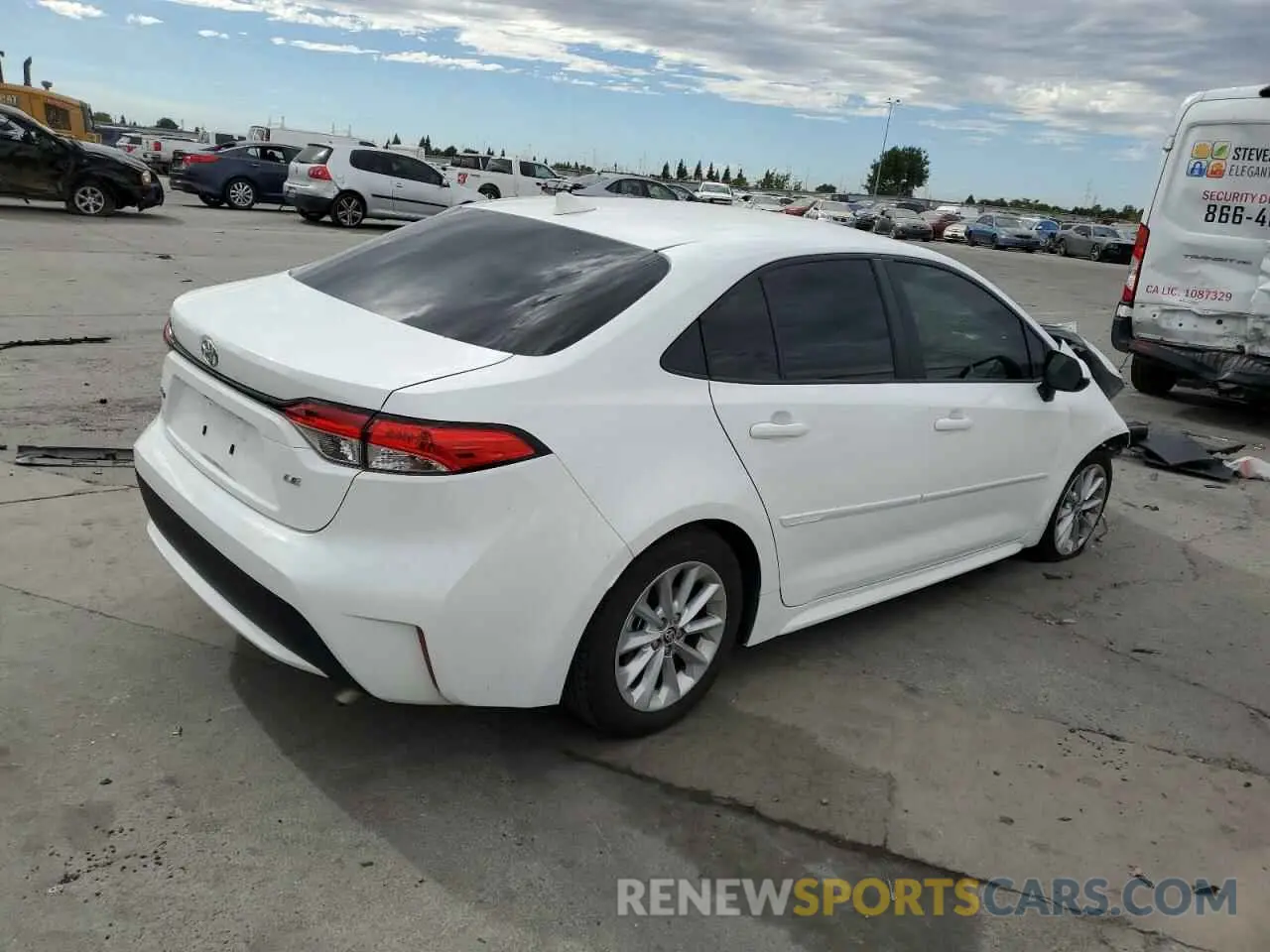 3 Фотография поврежденного автомобиля JTDVPMAEXN3032060 TOYOTA COROLLA 2022