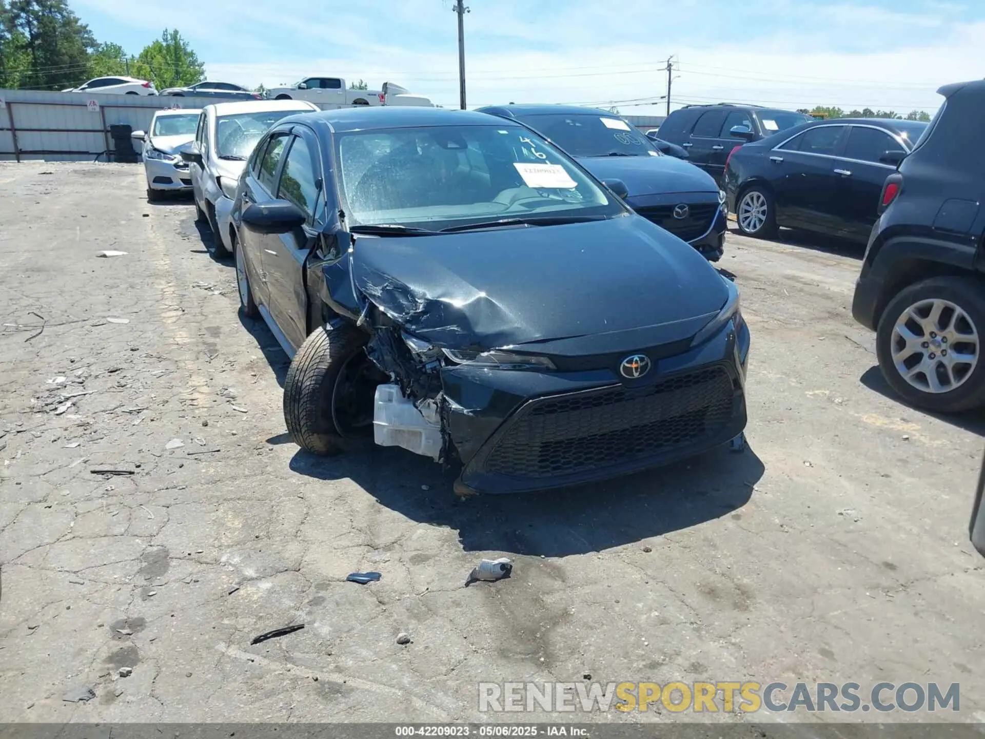 1 Photograph of a damaged car JTDVPMAEXNJ214613 TOYOTA COROLLA 2022