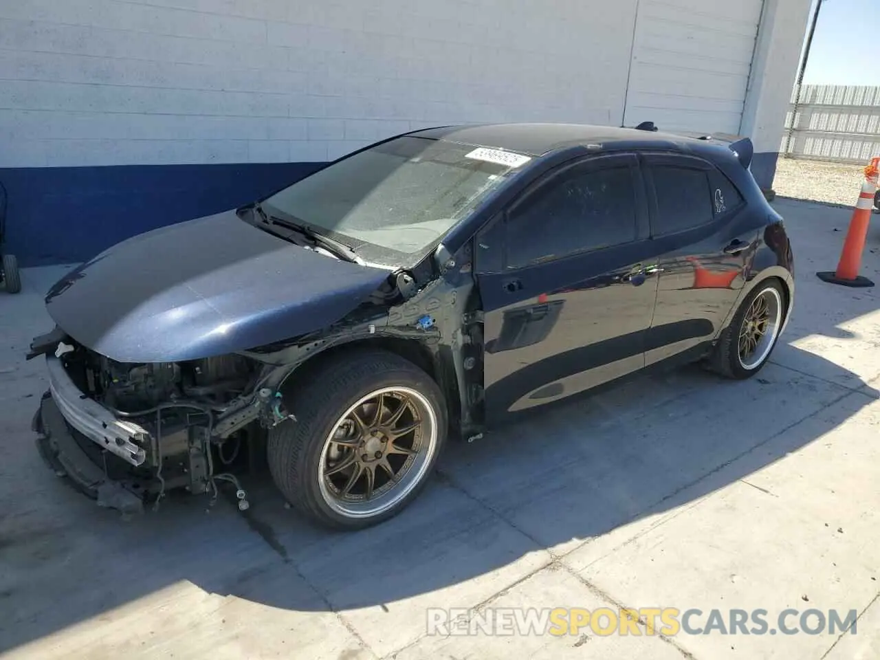 1 Photograph of a damaged car JTNA4MBE2N3158320 TOYOTA COROLLA 2022