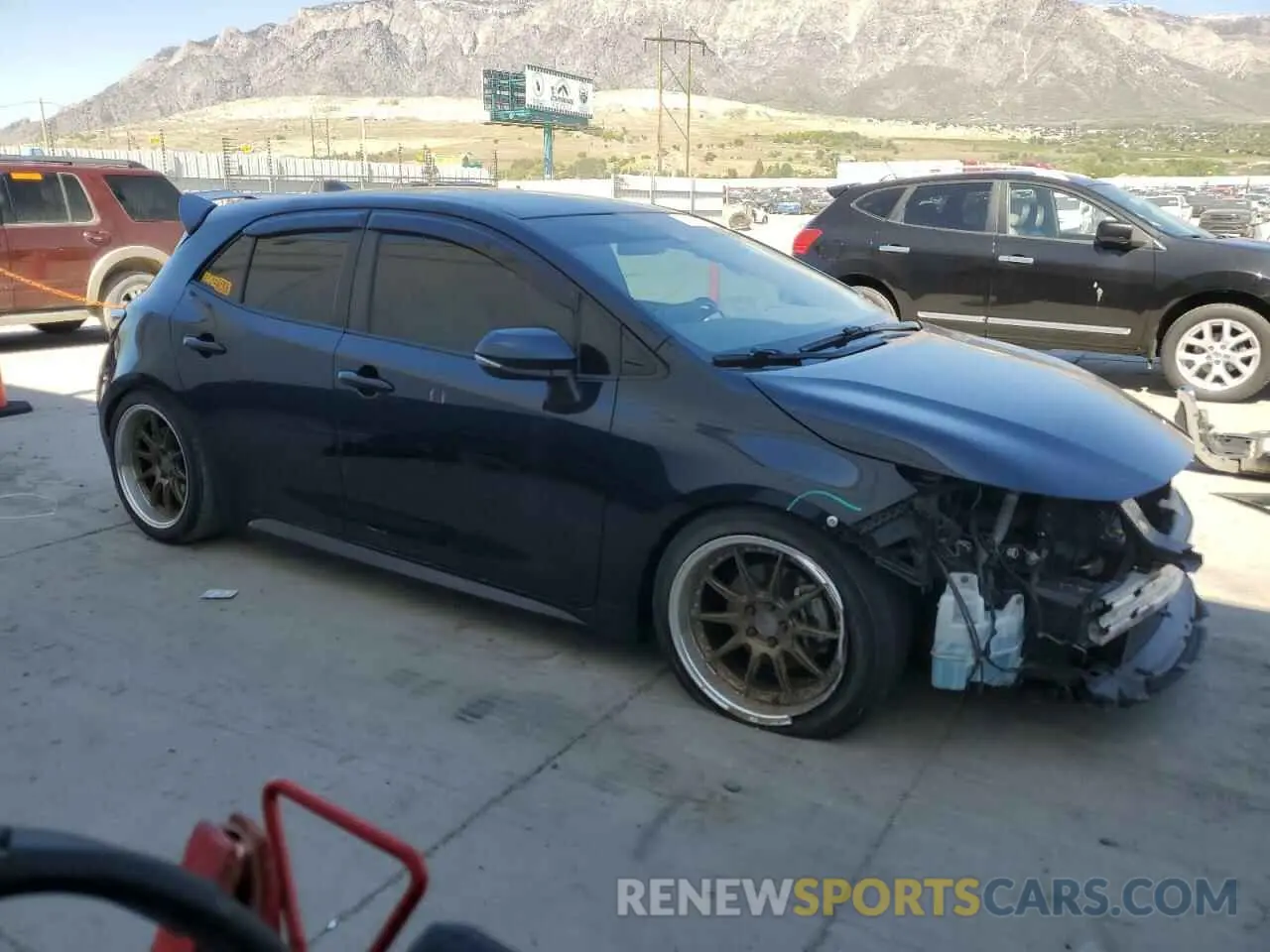 4 Photograph of a damaged car JTNA4MBE2N3158320 TOYOTA COROLLA 2022