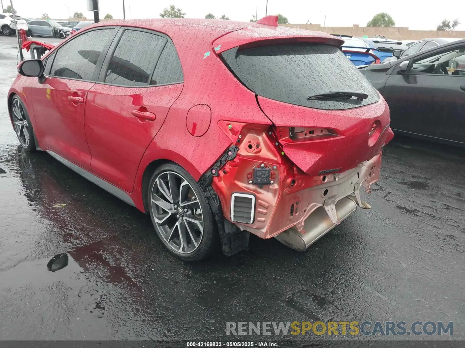 3 Photograph of a damaged car JTNA4MBE5N3176861 TOYOTA COROLLA 2022