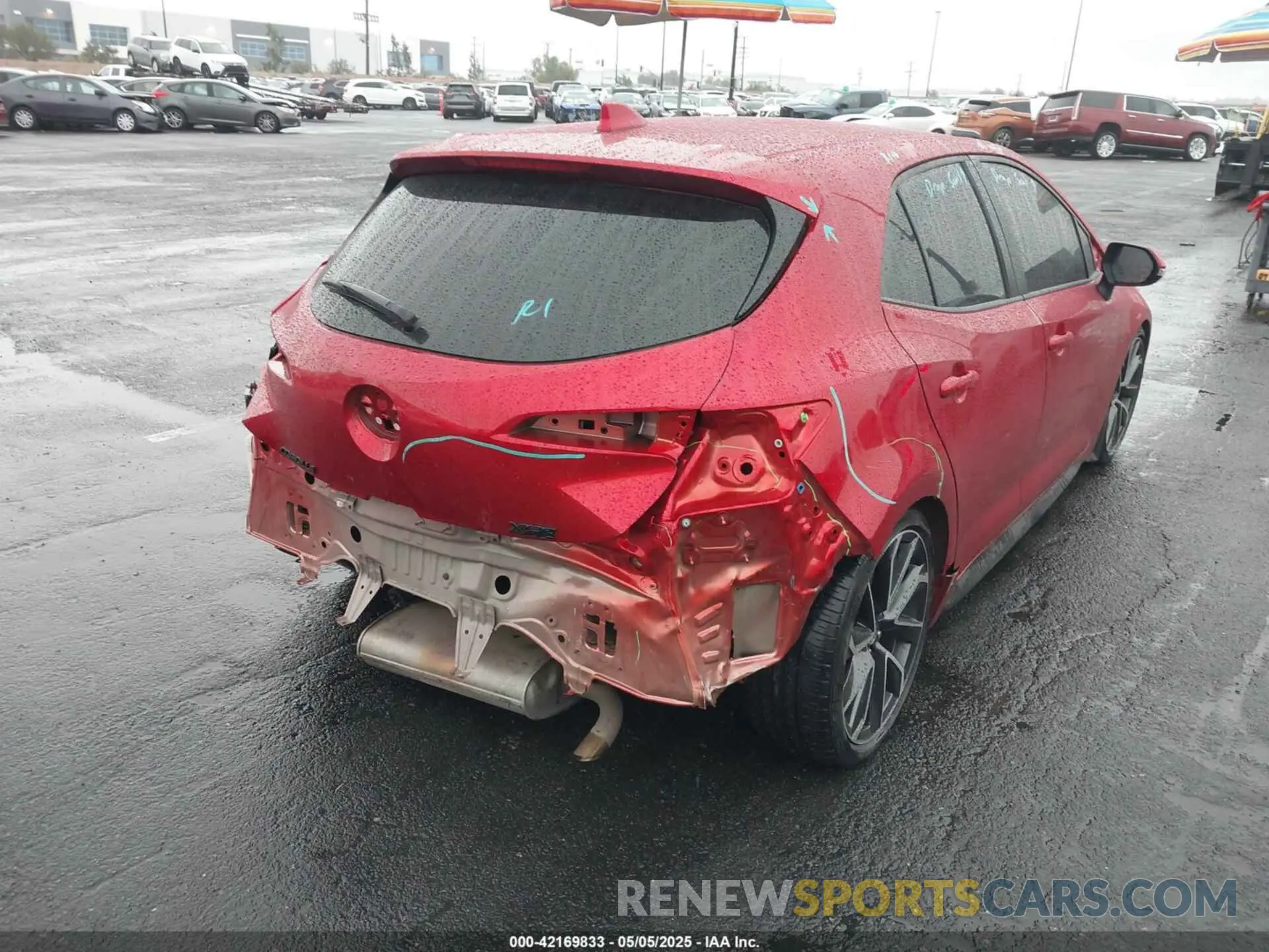 4 Photograph of a damaged car JTNA4MBE5N3176861 TOYOTA COROLLA 2022