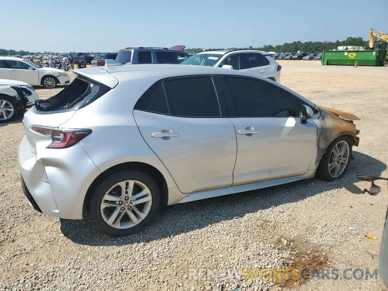 3 Фотография поврежденного автомобиля JTNB4MBE4N3165029 TOYOTA COROLLA 2022