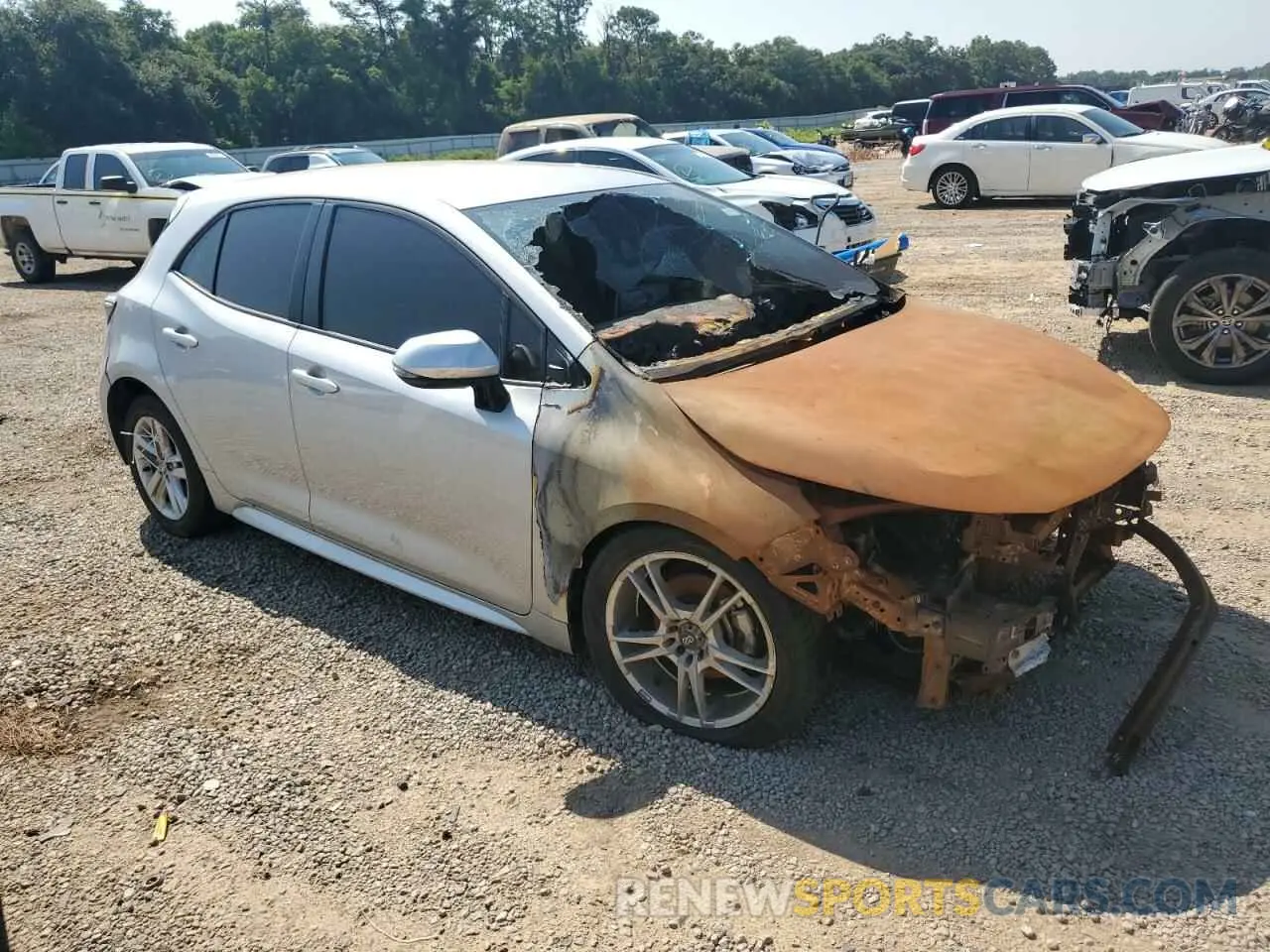 4 Фотография поврежденного автомобиля JTNB4MBE4N3165029 TOYOTA COROLLA 2022