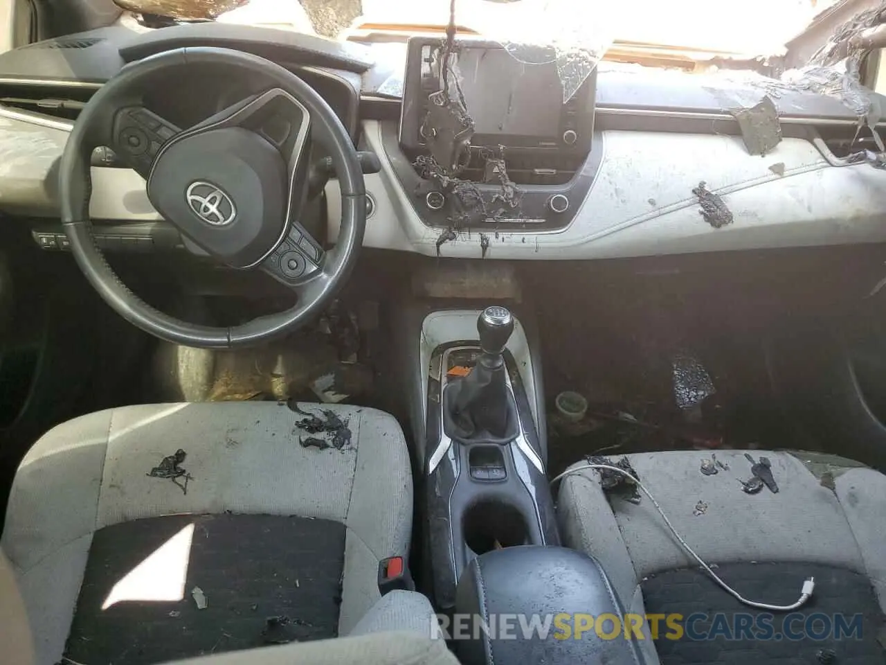 8 Фотография поврежденного автомобиля JTNB4MBE4N3165029 TOYOTA COROLLA 2022