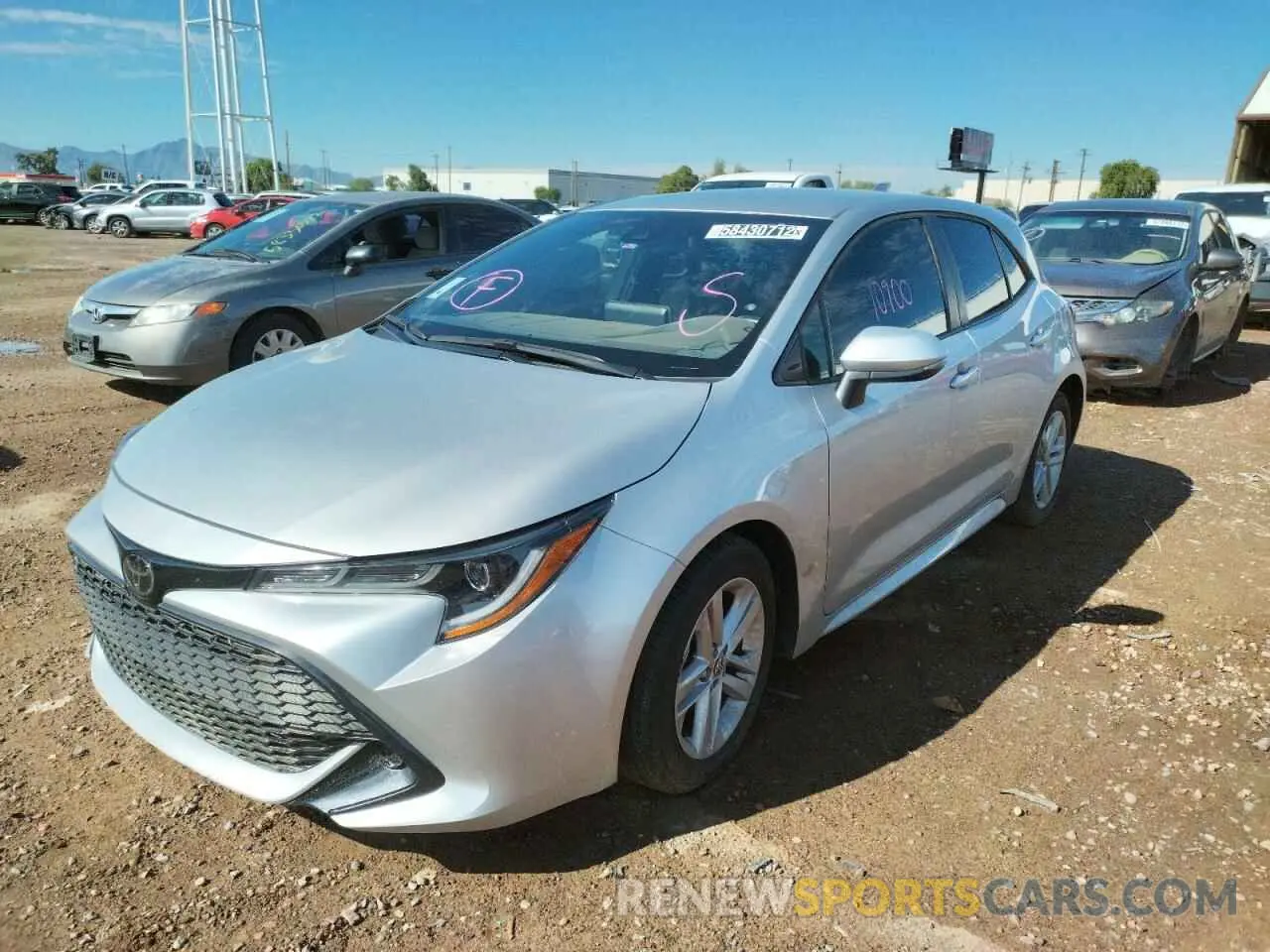 2 Фотография поврежденного автомобиля JTNB4MBEXN3150311 TOYOTA COROLLA 2022