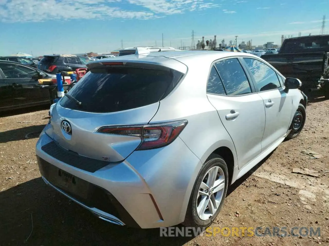 4 Фотография поврежденного автомобиля JTNB4MBEXN3150311 TOYOTA COROLLA 2022