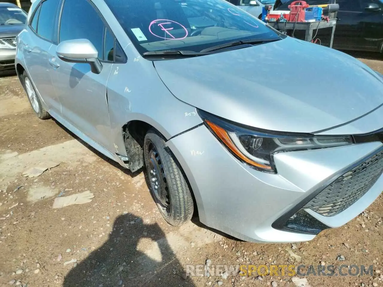 9 Фотография поврежденного автомобиля JTNB4MBEXN3150311 TOYOTA COROLLA 2022