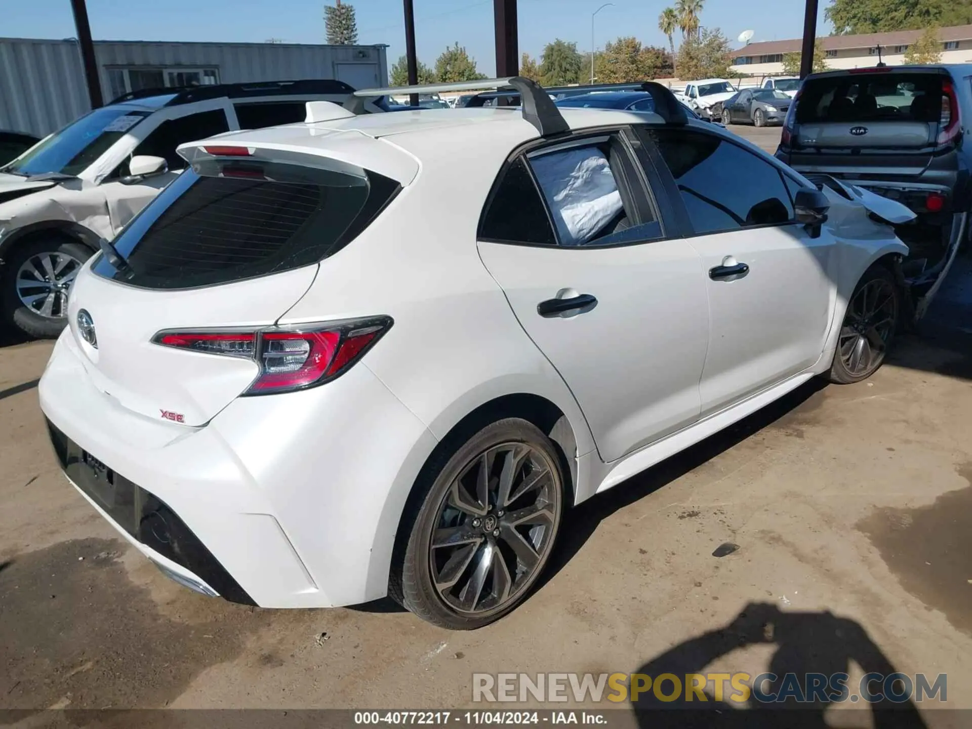 4 Фотография поврежденного автомобиля JTNC4MBE0N3178395 TOYOTA COROLLA 2022