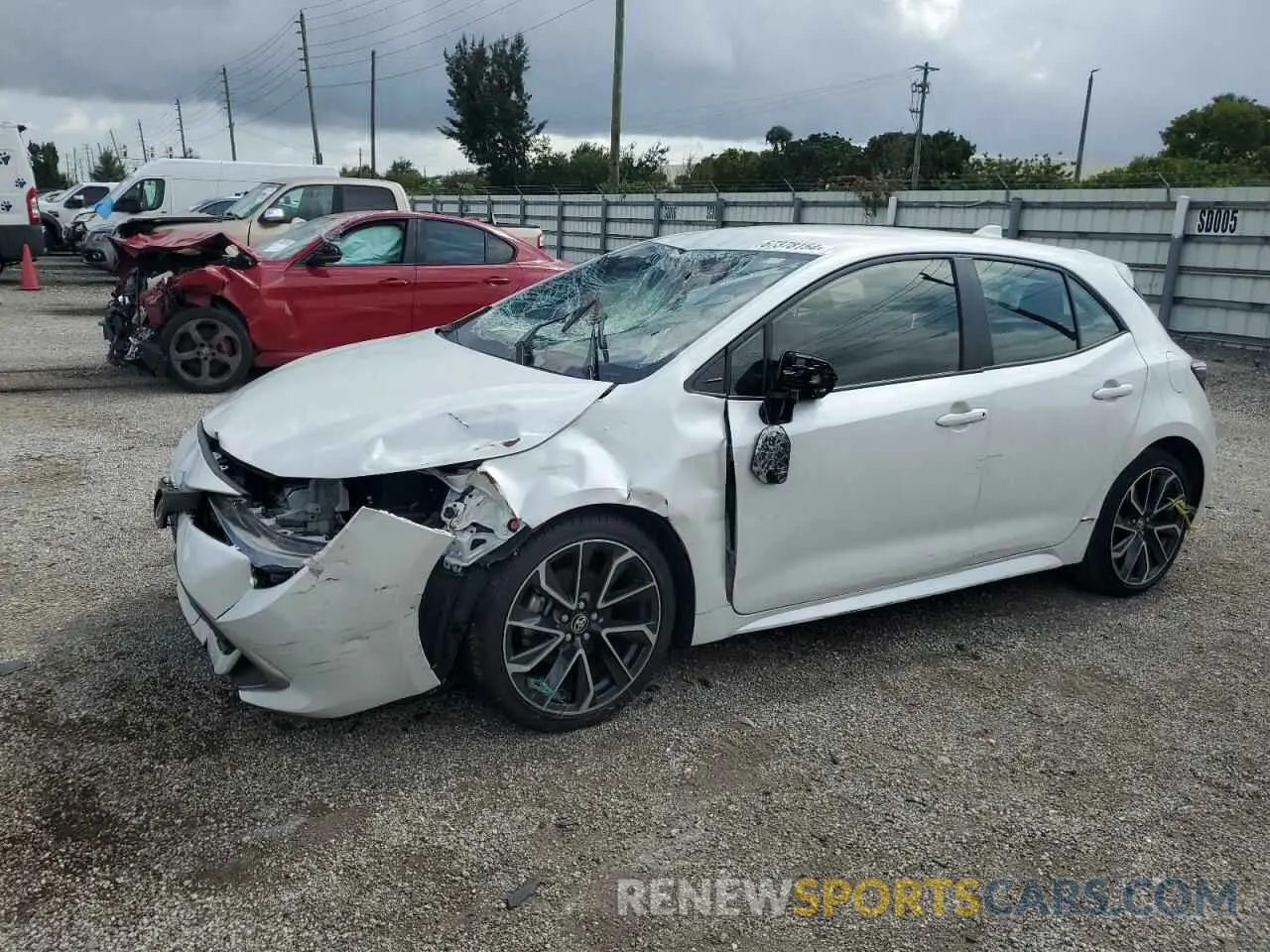 1 Photograph of a damaged car JTNC4MBE1N3174369 TOYOTA COROLLA 2022