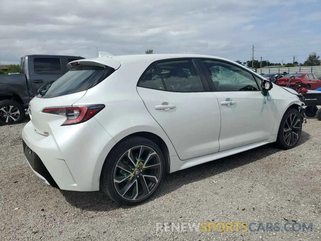 3 Photograph of a damaged car JTNC4MBE1N3174369 TOYOTA COROLLA 2022