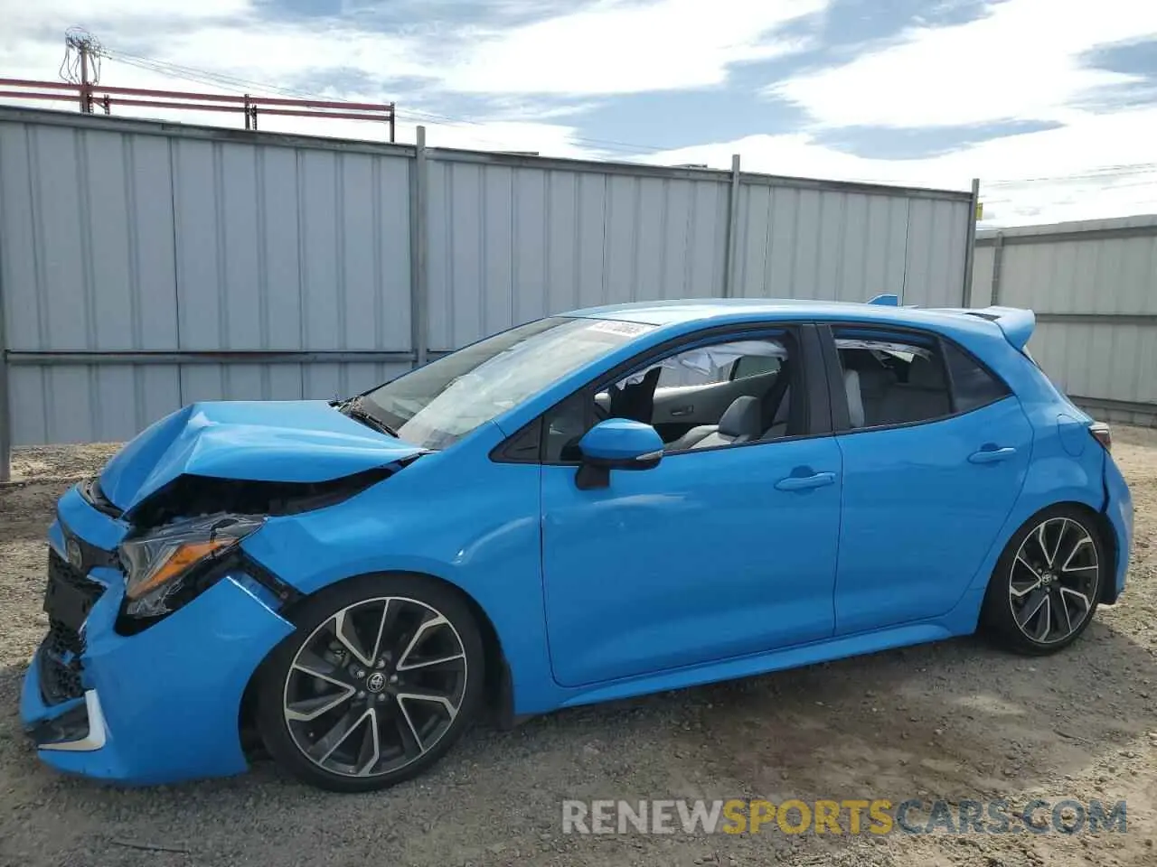 1 Photograph of a damaged car JTNC4MBE7N3158564 TOYOTA COROLLA 2022