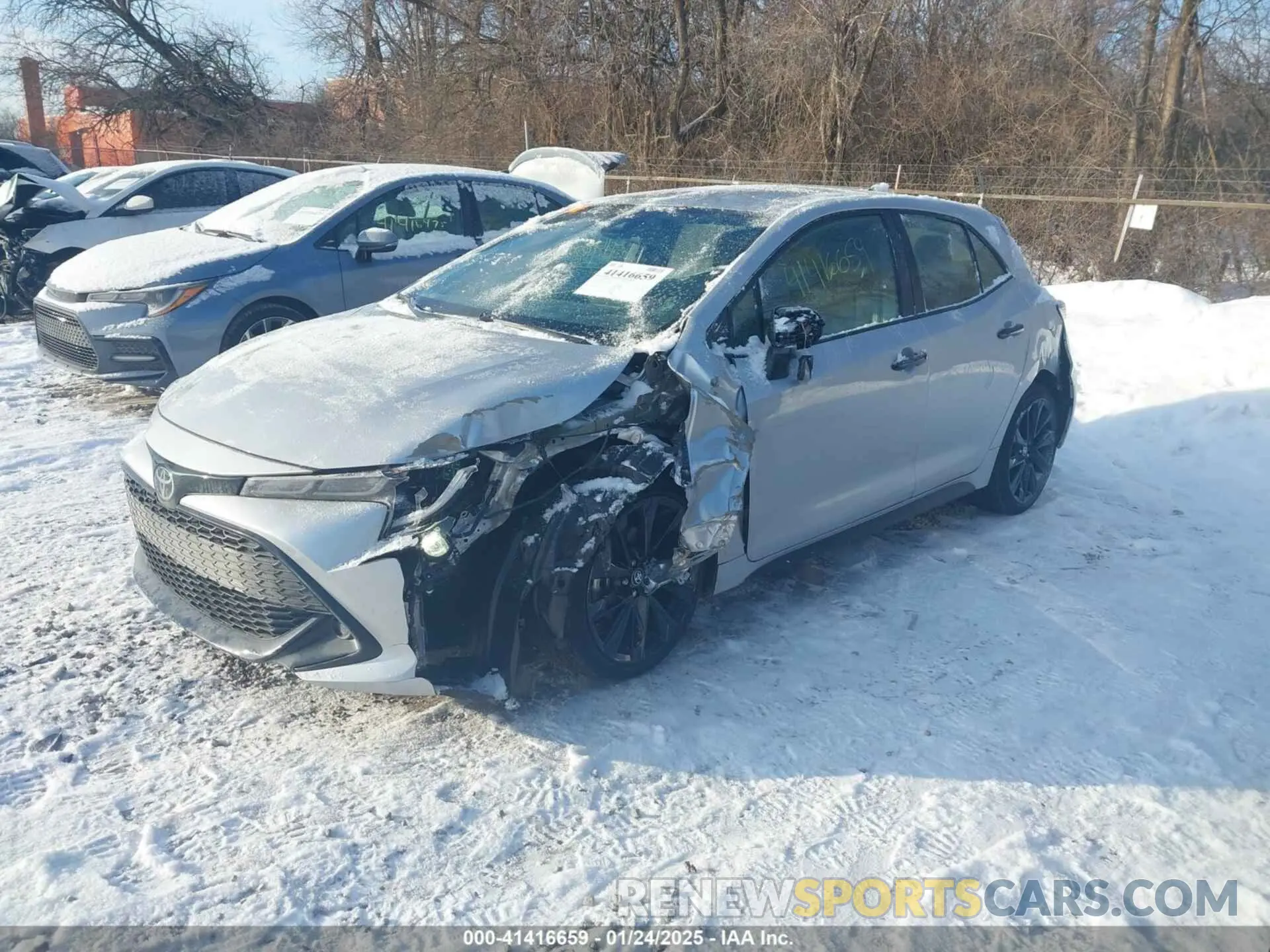 14 Фотография поврежденного автомобиля JTND4MBE2N3155091 TOYOTA COROLLA 2022