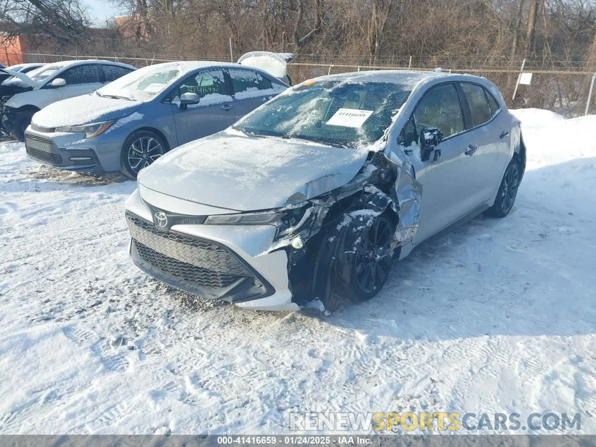 2 Фотография поврежденного автомобиля JTND4MBE2N3155091 TOYOTA COROLLA 2022
