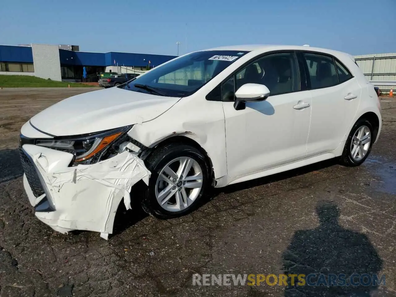 1 Photograph of a damaged car JTND4MBE2N3164521 TOYOTA COROLLA 2022