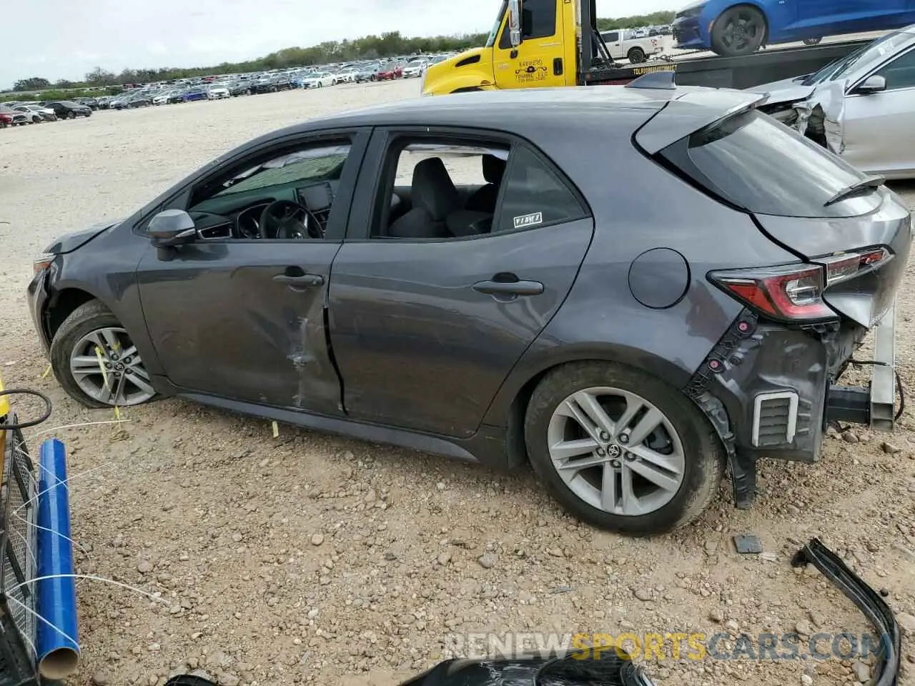 2 Фотография поврежденного автомобиля JTND4MBE2N3180198 TOYOTA COROLLA 2022